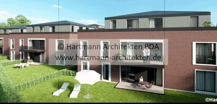 Burg Carré, Brüggen, sehr schöne 2 Zimmer Wohnung, 1. OG, Haus 53 C, links WE32