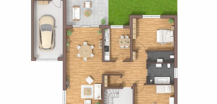 Deilmannweg,  perfekte EG-Wohnung, Brüggen,