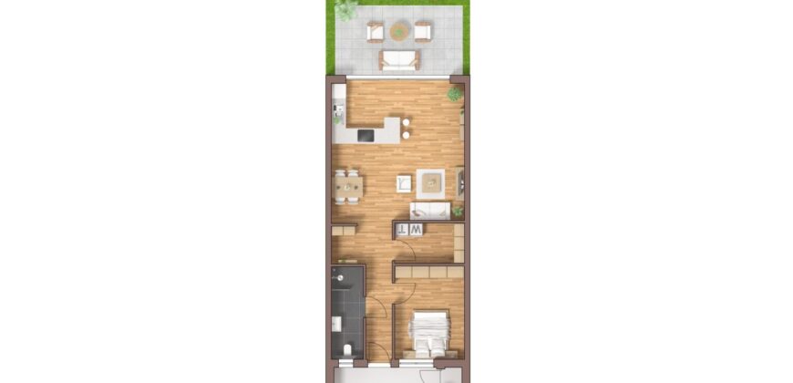In d. Haag, moderne EG Wohnung, Nr. 17a mitte