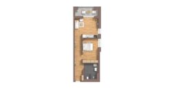 Burg Carré, Brüggen, elegante Wohnung, 2.OG, Haus 53 links WE10