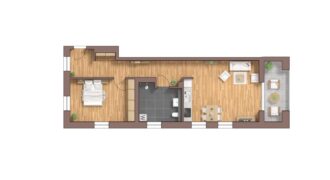 Burg Carré, 41379 Brüggen, elegante Wohnung, 2.OG, Haus 53 rechts WE03