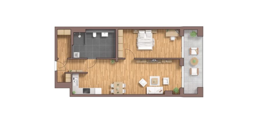 Burg Carré, 41379 Brüggen, schicke Wohnung, 2.OG, Haus 53 rechts WE04