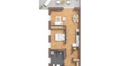 Burg Carré, Brüggen, Staffelgeschoß, Haus 53 rechts WE07