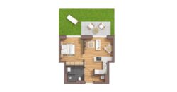 Burg Carré, Brüggen, junge Wohnung, EG, Haus 53 A mitte WE16