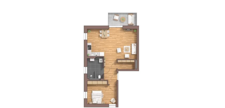 Burg Carré, Brüggen, Traum Wohnung, 1. OG, Haus 53 B, links WE25