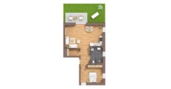 Burg Carré, Brüggen, herrliche Wohnung, EG, Haus 53 B, rechts WE22