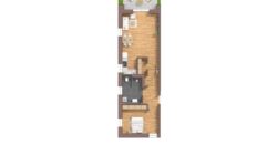 Burg Carré, Brüggen, sehr schöne 2 Zimmer Wohnung, EG, Haus 53 C, links WE29