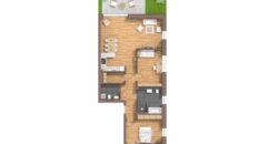 Burg Carré, Brüggen, erstklassige 3 Zimmer Wohnung, EG, Haus 53 D, rechts WE35
