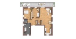 Burg Carré, Brüggen, exklusives Penthaus, Haus 53 E, WE44